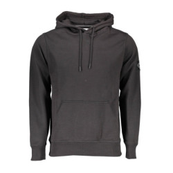 Sweat-shirt zippé noir Calvin Klein pour homme