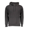 Sweat-shirt zippé noir Calvin Klein pour homme