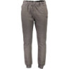 GIAN MARCO VENTURI MEN'S TROUSERS GREY