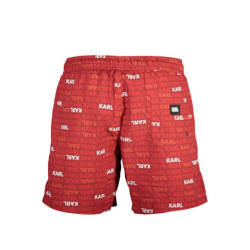 KARL LAGERFELD BEACHWEAR MAILLOT DE BAIN HOMME BAS ROUGE