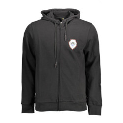 Sweat-shirt zippé Cavalli Class pour homme, noir