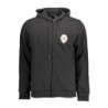 CAVALLI CLASS MEN'S ZIP-UP SWEATSHIRT BLACK