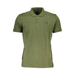 GIAN MARCO VENTURI MEN'S SHORT SLEEVE POLO GREEN