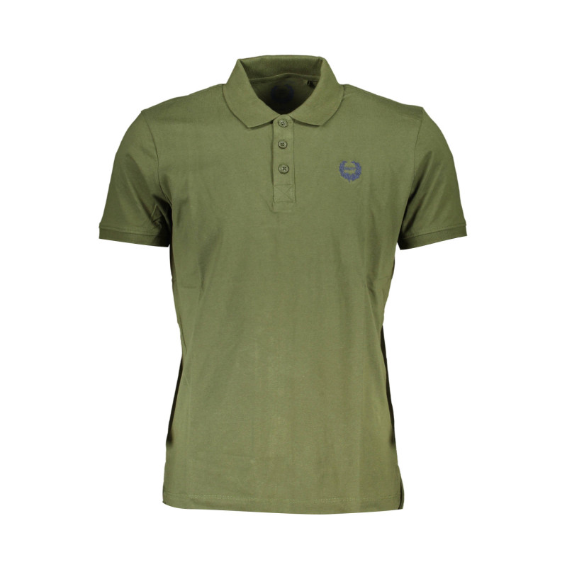 GIAN MARCO VENTURI MEN'S SHORT SLEEVE POLO GREEN