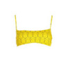 KARL LAGERFELD BEACHWEAR SWIMSUIT TOP WOMEN YELLOW