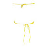 KARL LAGERFELD BEACHWEAR SWIMSUIT TOP WOMEN YELLOW