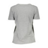 T-SHIRT À MANCHES COURTES GUESS JEANS FEMME GRIS