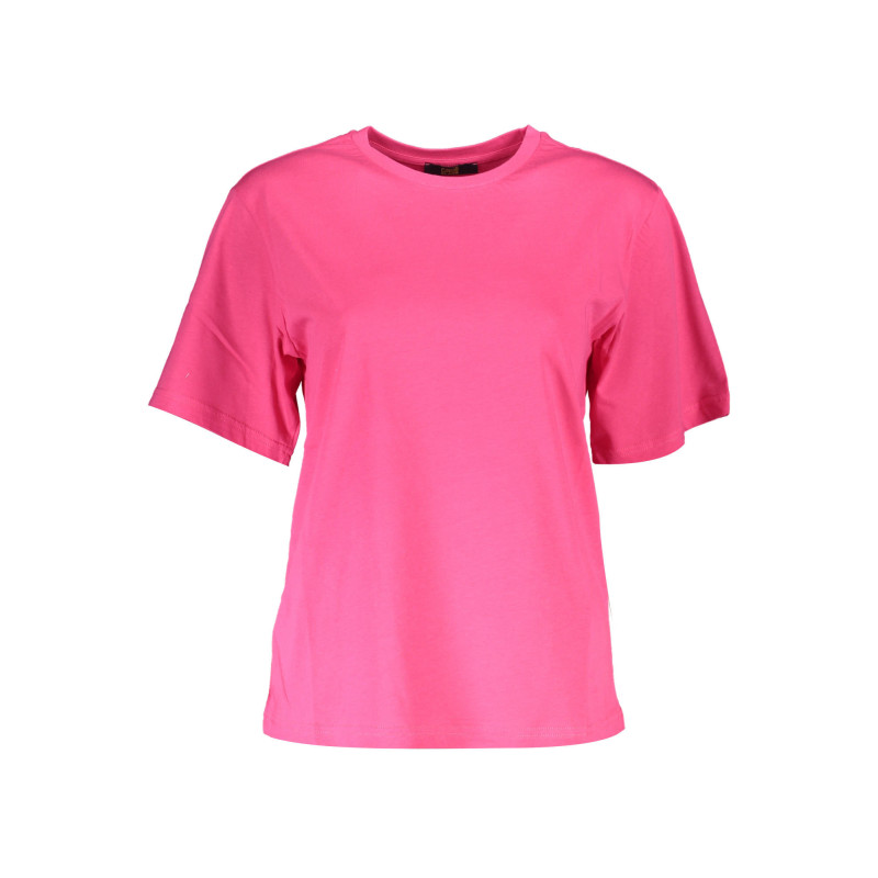 T-SHIRT CAVALLI CLASS MANCHES COURTES FEMME ROSE