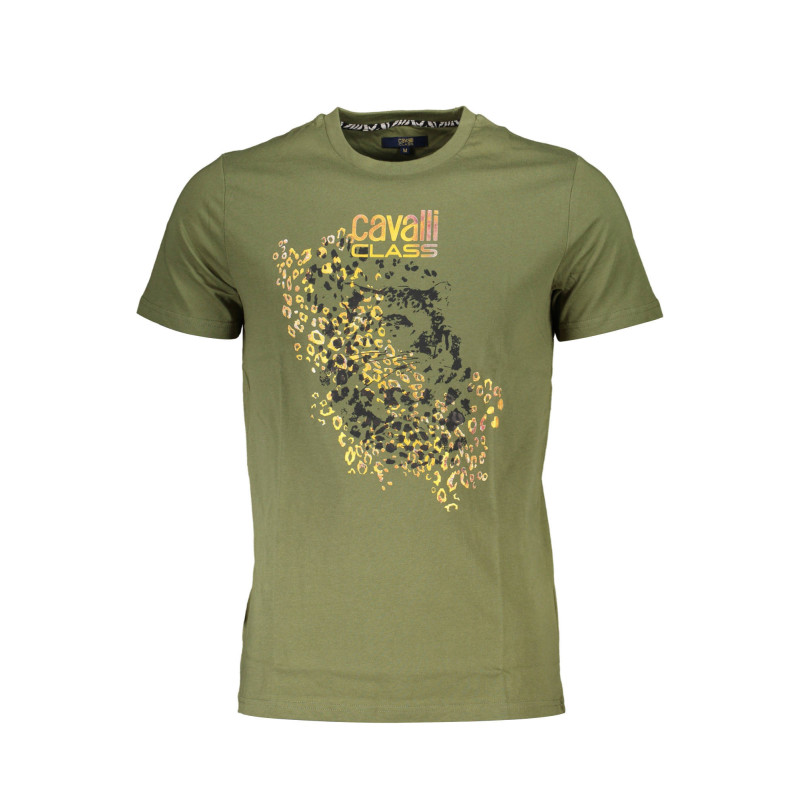 CAVALLI CLASS SHORT SLEEVE T-SHIRT MEN GREEN