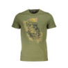 T-SHIRT À MANCHES COURTES CAVALLI CLASS HOMME VERT