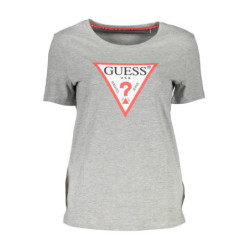 GUESS JEANS SHORT SLEEVE T-SHIRT WOMEN GREY