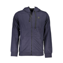 SWEAT-SHIRT ZIPPÉ BLEU POUR HOMME GIAN MARCO VENTURI