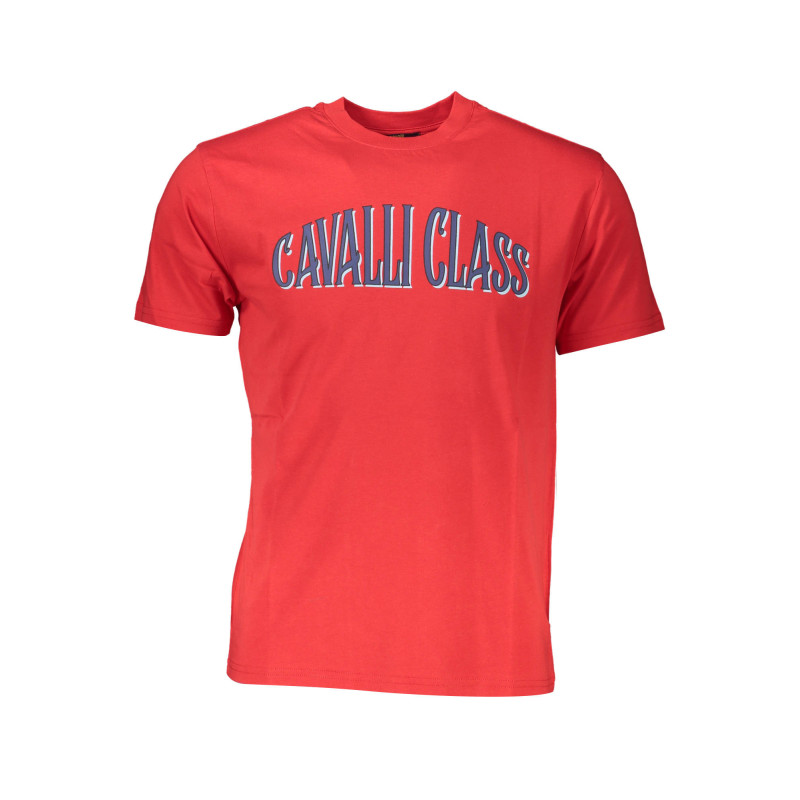 T-SHIRT À MANCHES COURTES CAVALLI CLASS HOMME ROUGE