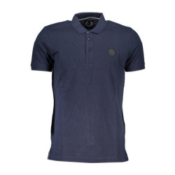 Polo à manches courtes pour homme Gian Marco Venturi, bleu