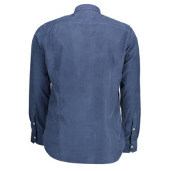 US POLO SHIRT LONG SLEEVE MEN BLUE