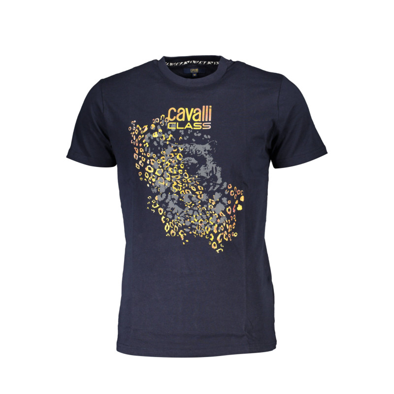 CAVALLI CLASS SHORT SLEEVE T-SHIRT MEN BLUE