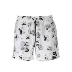 BAS DE MAILLOT DE BAIN KARL LAGERFELD BEACHWEAR HOMME BLANC