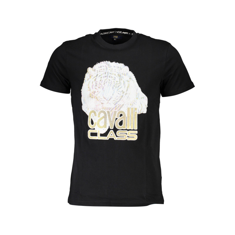 T-SHIRT À MANCHES COURTES CAVALLI CLASS HOMME NOIR