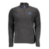 SWEAT-SHIRT NOIR SANS FERMETURE ÉCLAIR POUR HOMME GIAN MARCO VENTURI