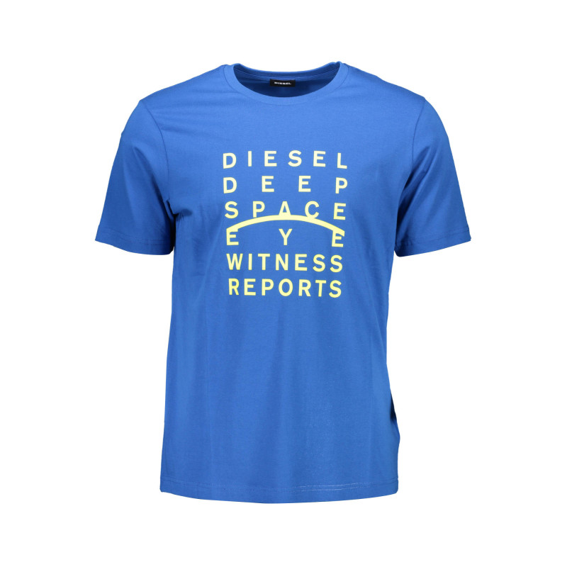 T-SHIRT MANCHES COURTES DIESEL POUR HOMME BLEU