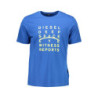 T-SHIRT MANCHES COURTES DIESEL POUR HOMME BLEU