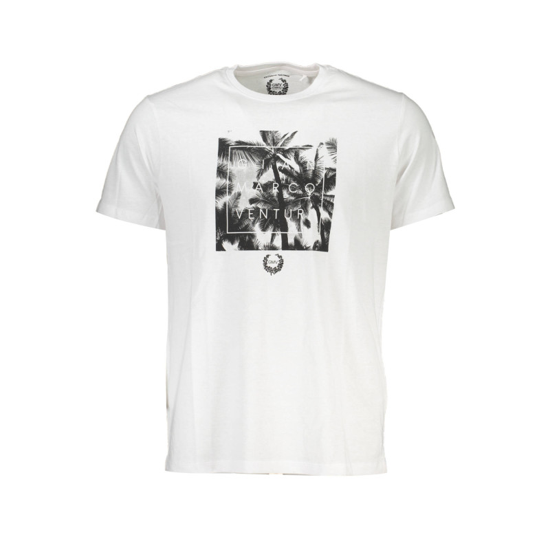 GIAN MARCO VENTURI MEN'S SHORT SLEEVE T-SHIRT WHITE