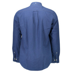 CHEMISE À MANCHES LONGUES GANT HOMME BLEU
