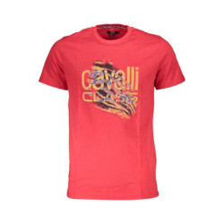 CAVALLI CLASS SHORT SLEEVE T-SHIRT MEN RED