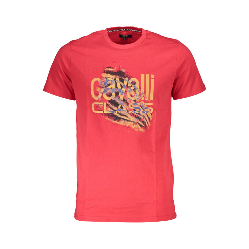 CAVALLI CLASS SHORT SLEEVE T-SHIRT MEN RED