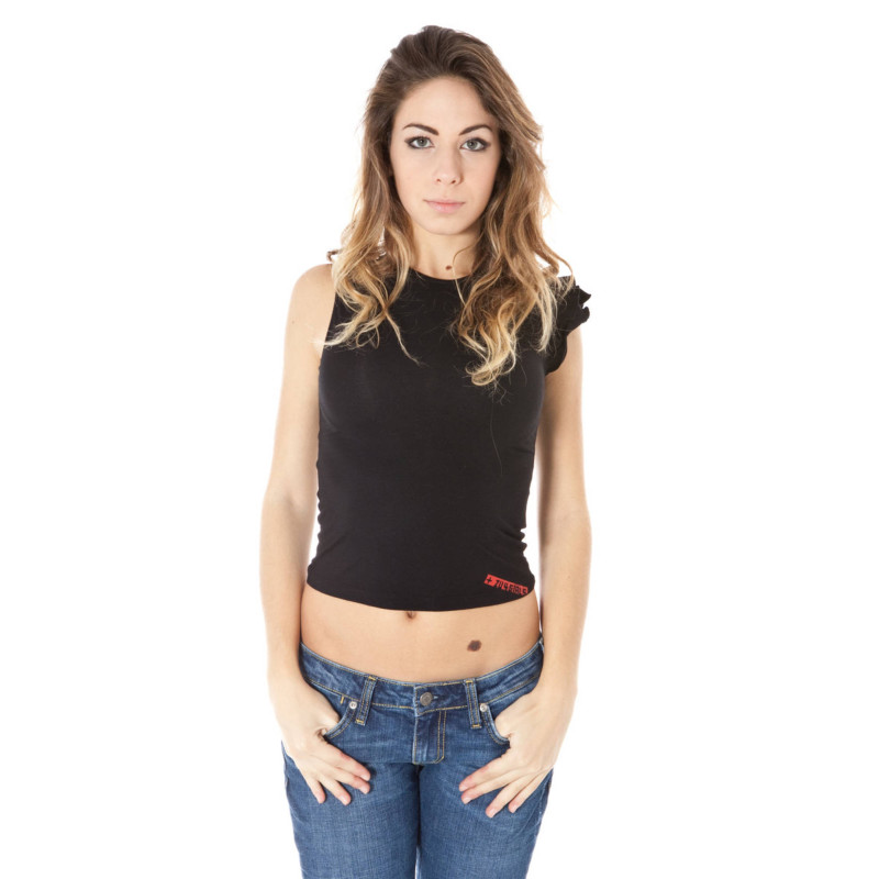 T-SHIRT À MANCHES COURTES POUR FEMME ZUELEMENTS NOIR