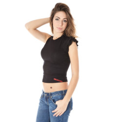 T-SHIRT À MANCHES COURTES POUR FEMME ZUELEMENTS NOIR