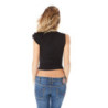T-SHIRT À MANCHES COURTES POUR FEMME ZUELEMENTS NOIR