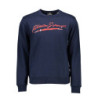 PLEIN SPORT SWEATSHIRT WITHOUT ZIP MEN BLUE