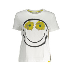 T-SHIRT À MANCHES COURTES DESIGUAL FEMME BLANC