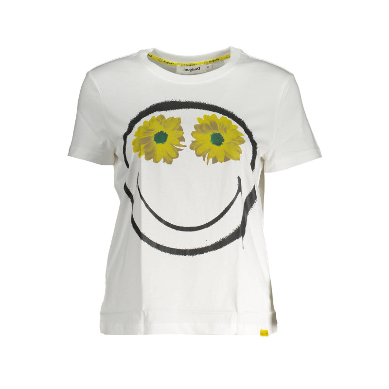 DESIGUAL SHORT SLEEVE T-SHIRT WOMEN WHITE