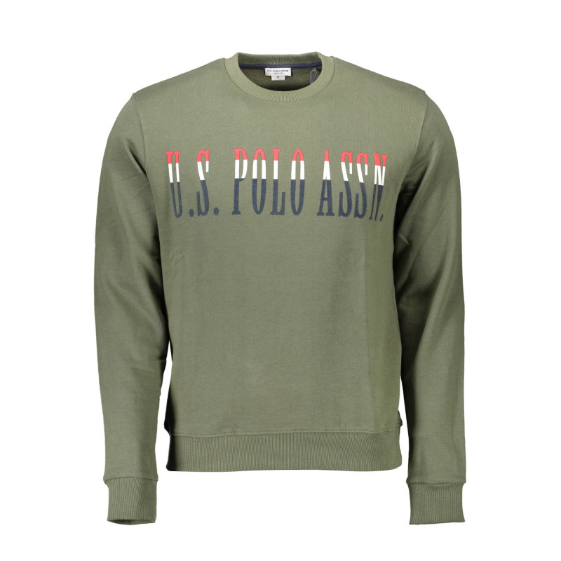 SWEAT-SHIRT POLO US SANS ZIP HOMME VERT