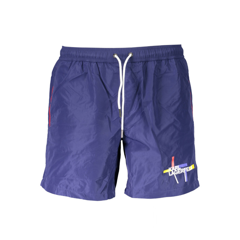 BAS DE MAILLOT DE BAIN KARL LAGERFELD BEACHWEAR HOMME BLEU