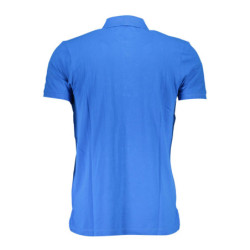 Polo à manches courtes pour homme Gian Marco Venturi, bleu