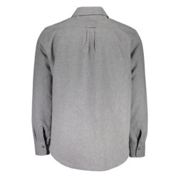 CHEMISE À MANCHES LONGUES GANT HOMME GRIS