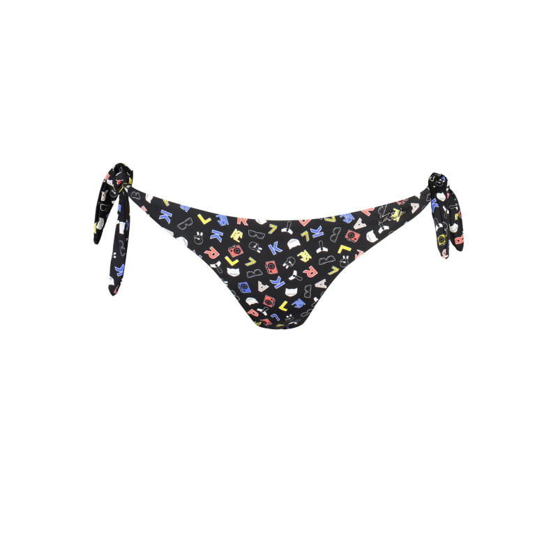 KARL LAGERFELD BEACHWEAR BAS DE MAILLOT DE BAIN FEMME NOIR