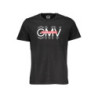 GIAN MARCO VENTURI MEN'S SHORT SLEEVE T-SHIRT BLACK