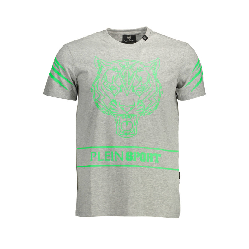 PLEIN SPORT SHORT SLEEVE T-SHIRT MEN GREY