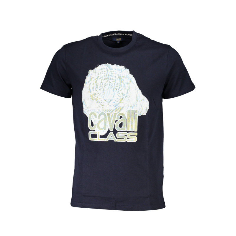 T-SHIRT À MANCHES COURTES CAVALLI CLASS HOMME BLEU