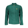 GIAN MARCO VENTURI MEN'S ZIP-UP SWEATSHIRT GREEN