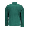 GIAN MARCO VENTURI MEN'S ZIP-UP SWEATSHIRT GREEN