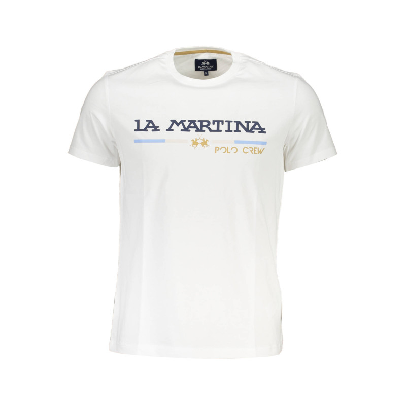LA MARTINA MEN'S SHORT SLEEVE T-SHIRT WHITE
