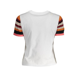 T-SHIRT À MANCHES COURTES DESIGUAL FEMME BLANC