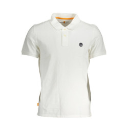 Polo Timberland à manches courtes pour homme, blanc