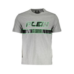 PLEIN SPORT SHORT SLEEVE T-SHIRT MEN GREY