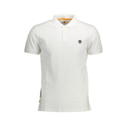 Polo Timberland à manches courtes pour homme, blanc